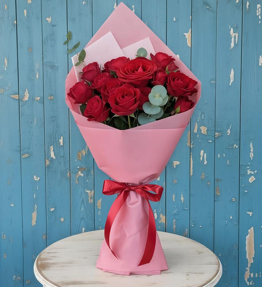 Букет цветов из: Розы в Новодонецкой