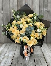 Букет цветов из:  Розы и Лизиантусы #REPLACE_PRED# Новодонецкой