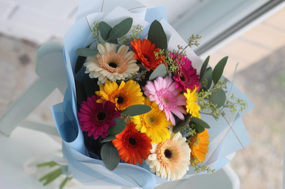 Букет цветов из: Герберы в Новодонецкой