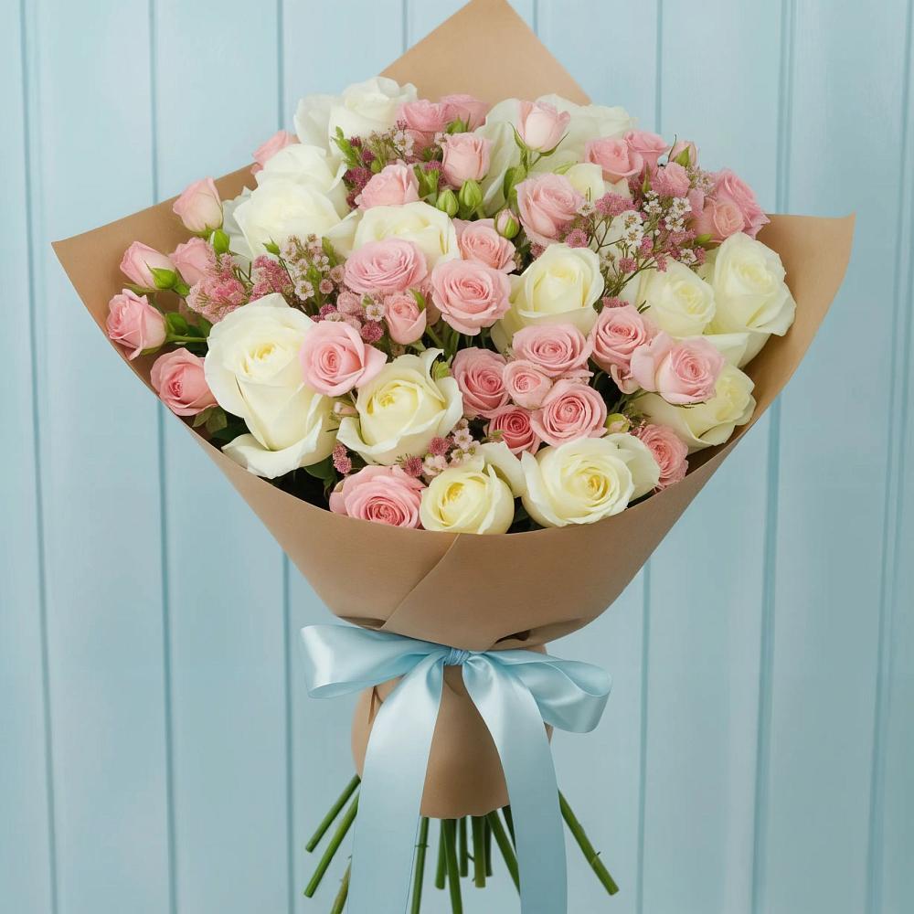 Букет цветов из: Розы в Новодонецкой