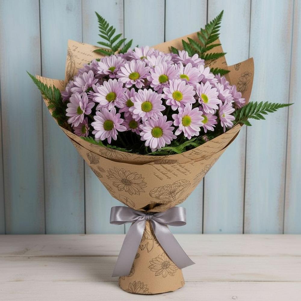 Букет цветов из: Хризантемы в Новодонецкой