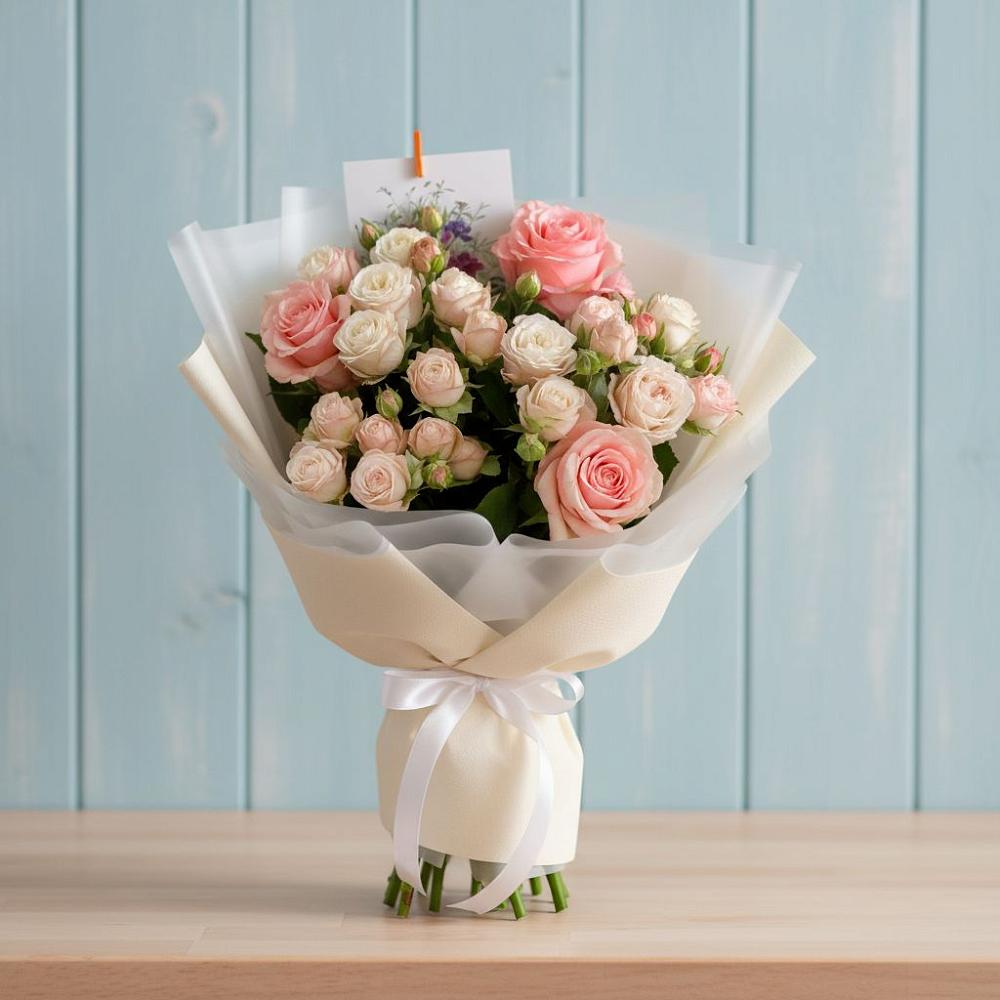 Букет цветов из: Розы в Новодонецкой