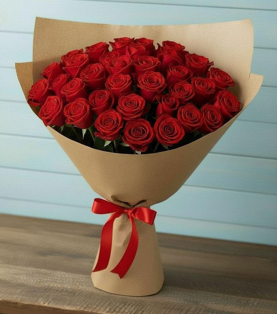 Букет Красные розы Милано в Новодонецкой