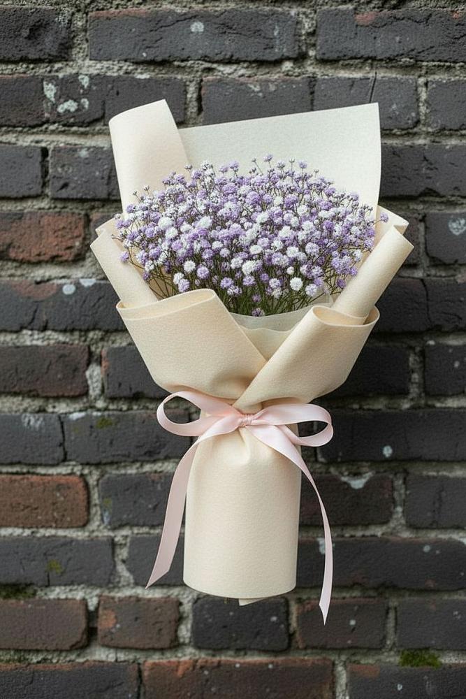 Букет цветов из: Гипсофила в Новодонецкой