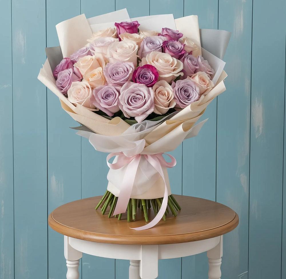 Букет цветов из: Розы в Новодонецкой