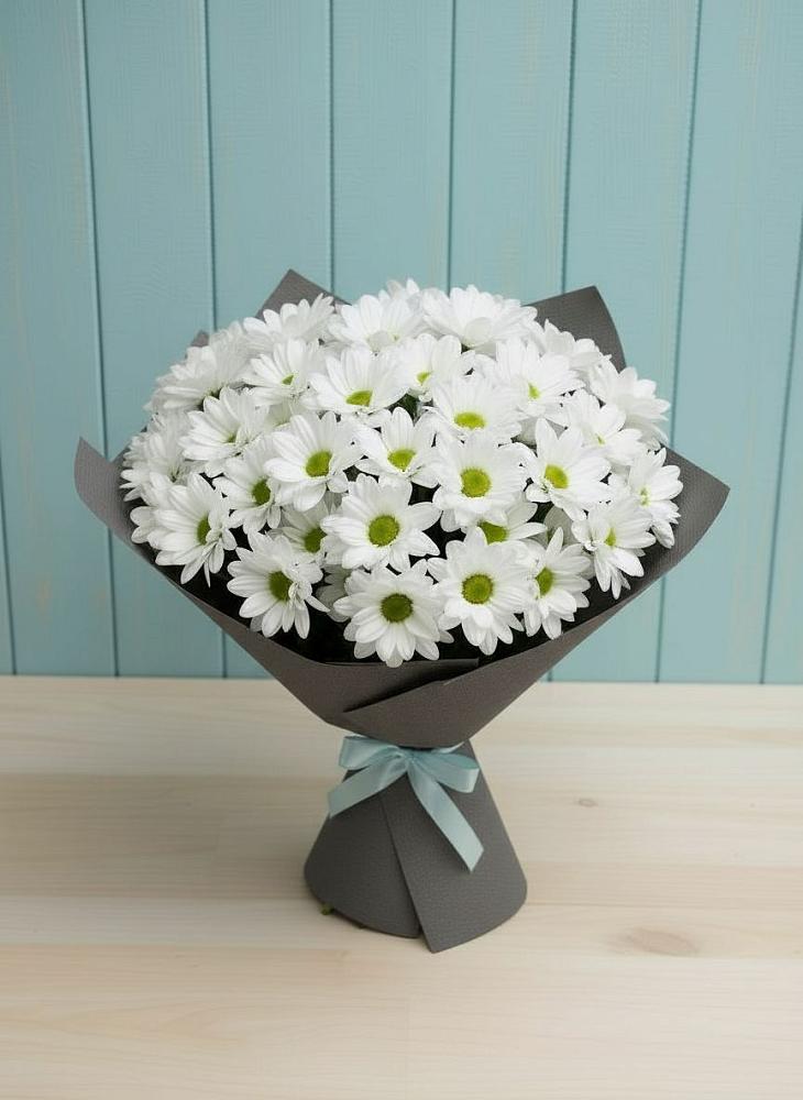 Букет цветов из: Хризантемы в Новодонецкой