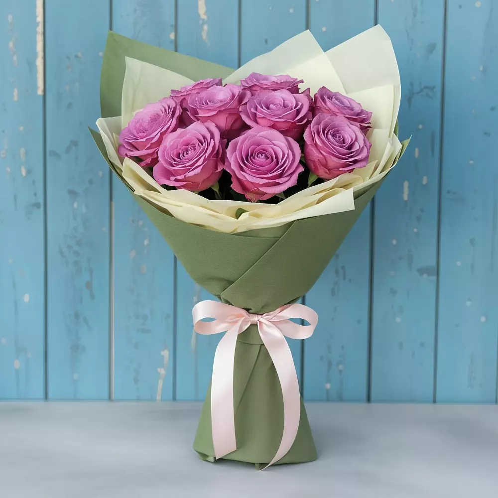 Букет Розы Фёрст Леди в Новодонецкой