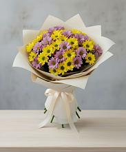 Букет цветов из:  Хризантемы в Новодонецкой