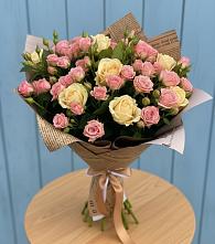 Букет цветов из:  Розы в Новодонецкой
