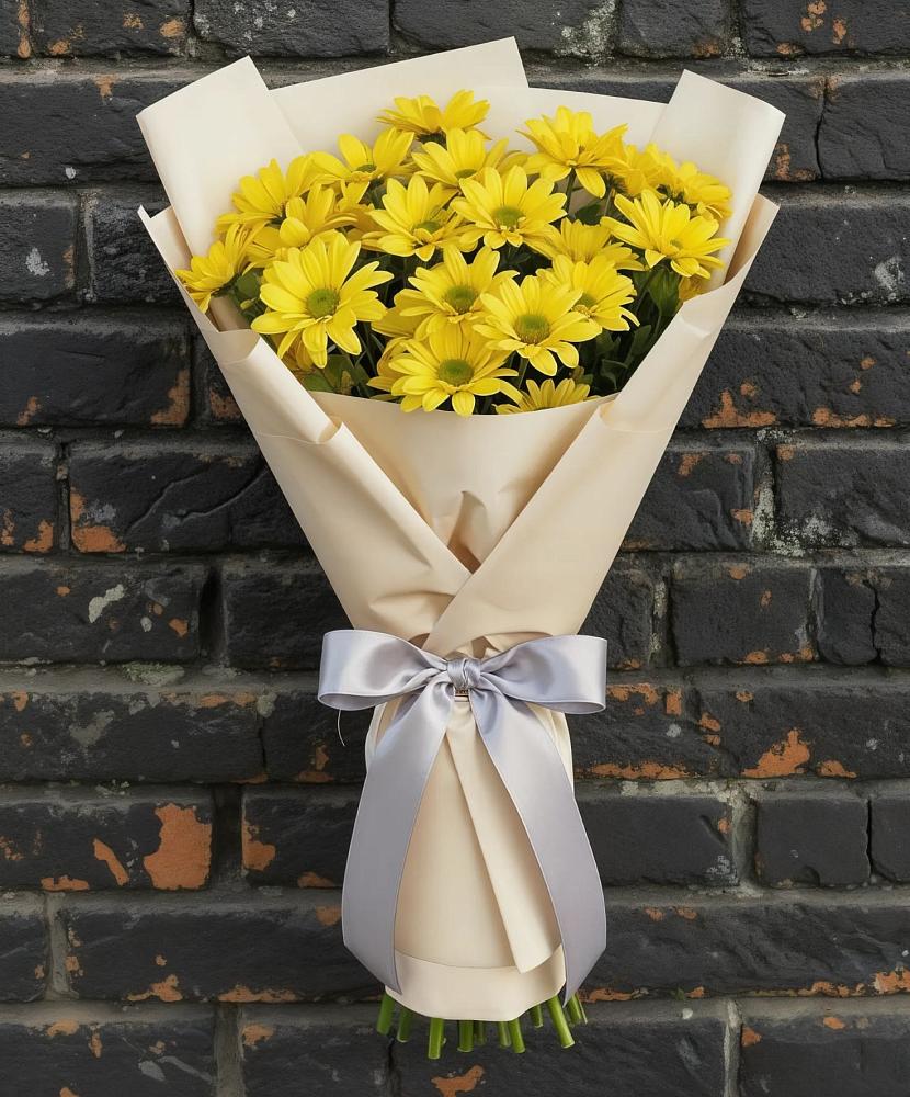Букет цветов из: Хризантемы в Новодонецкой