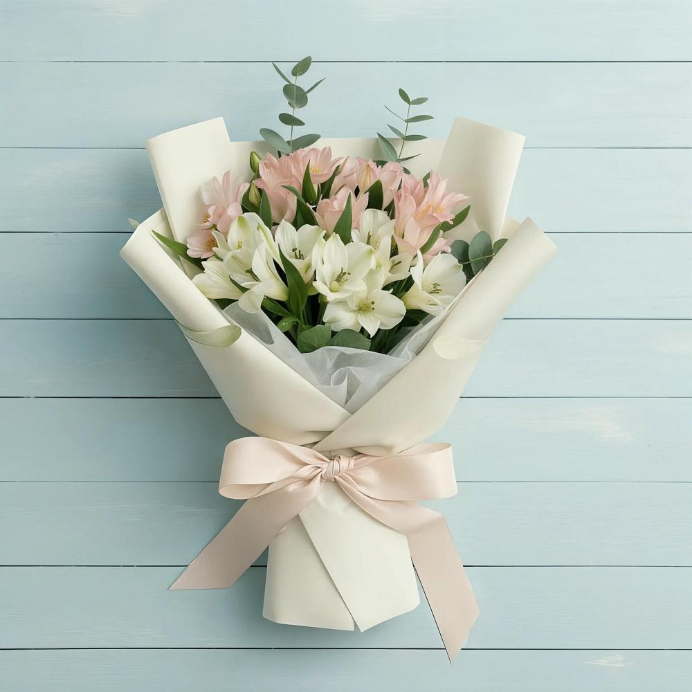 Букет цветов из: Альстромерии в Новодонецкой