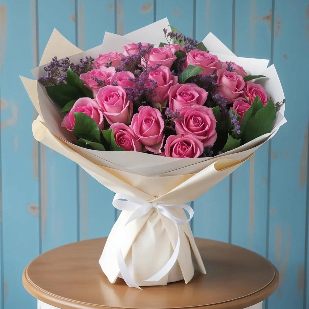 Букет цветов из: Розы в Новодонецкой