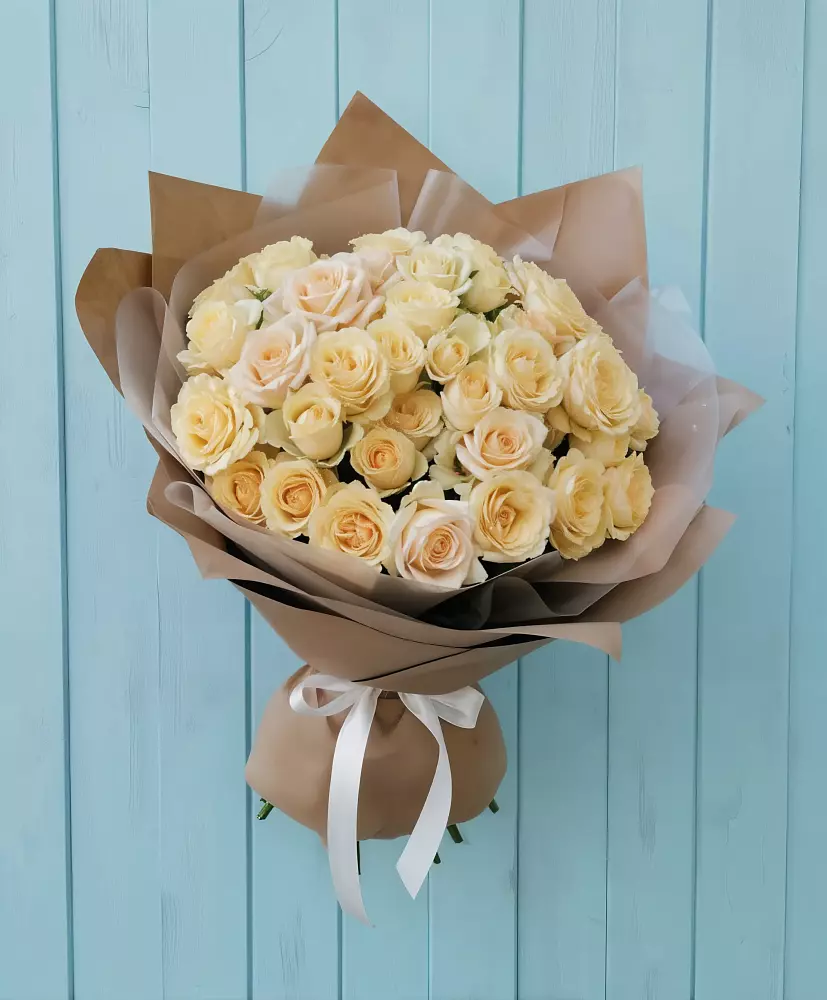 Букет Кремовое облако в Новодонецкой