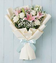Букет цветов из:  Лилии в Новодонецкой