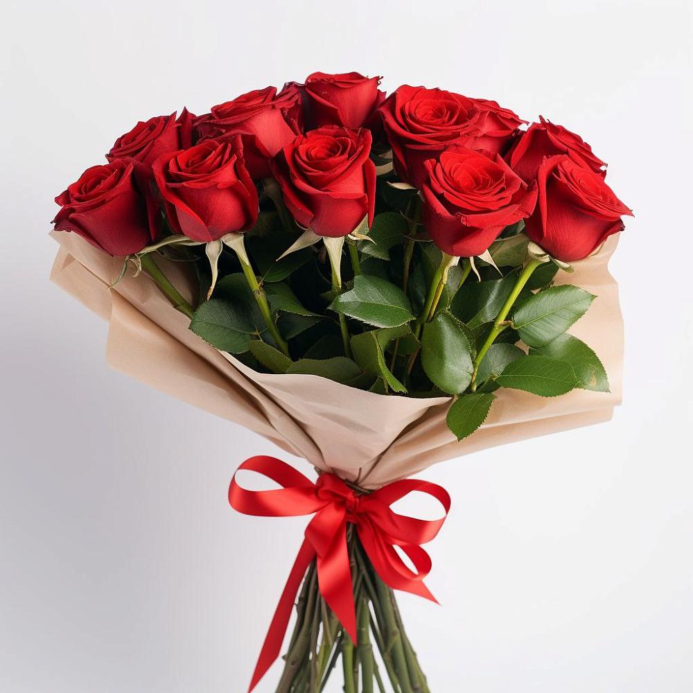 Букет 11 Красных роз Эдлесс Лав в Новодонецкой