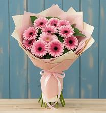 Букет цветов из:  Герберы #REPLACE_PRED# Новодонецкой