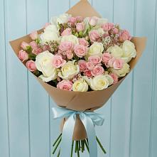 Букет цветов из:  Розы в Новодонецкой